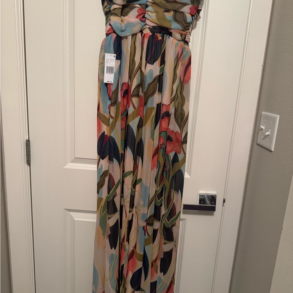 Floral Strapless Maxi Dress - Picture 2 of 2